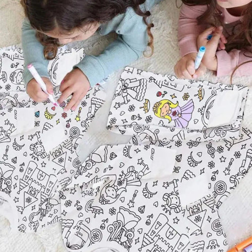 SueñaColor™ – Pijama Coloreable y Lavable