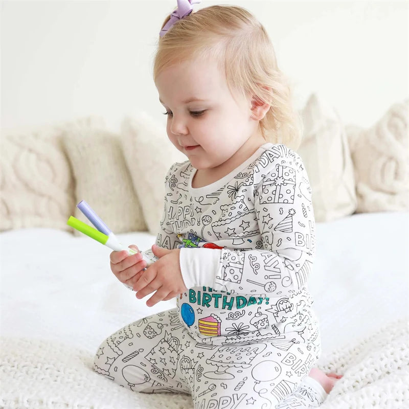 SueñaColor™ – Pijama Coloreable y Lavable
