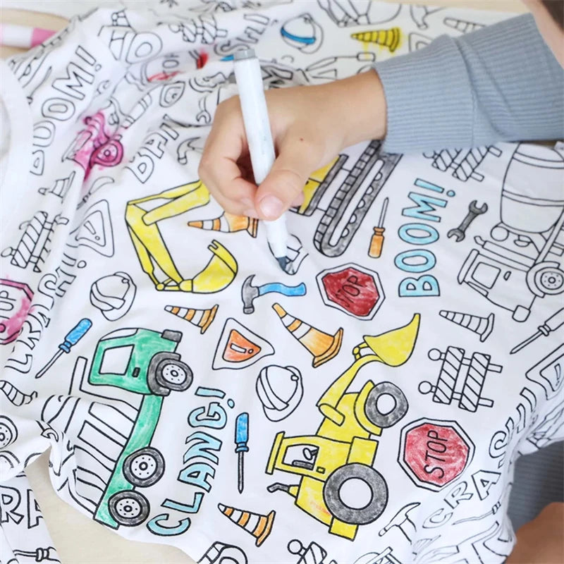 SueñaColor™ – Pijama Coloreable y Lavable