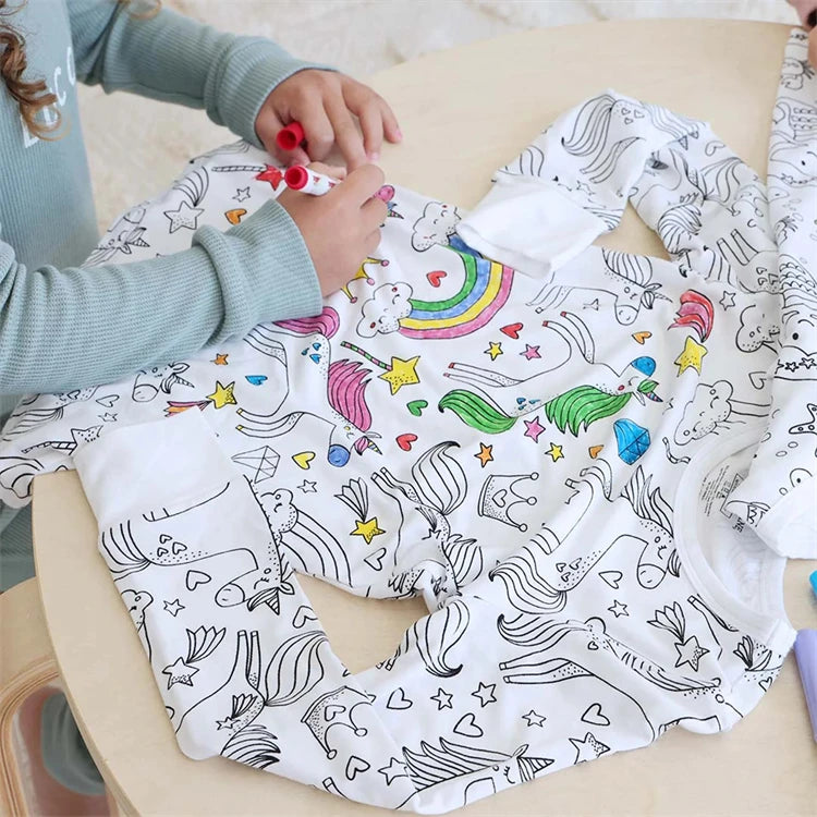 SueñaColor™ – Pijama Coloreable y Lavable